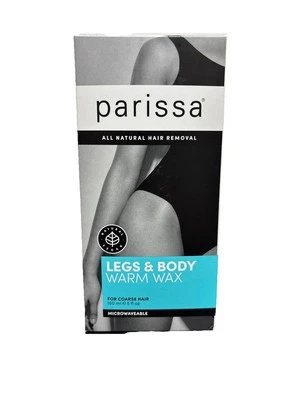 Kit de cera cálida para piernas y cuerpo Parissa, fórmula para microondas estilo salón cabello grueso Foto 1 de 3