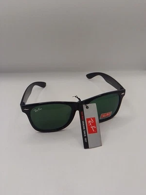Ray Ban RB2140 Black Classic Wayfarer G-15 Green Unisex 54mm Sunglasses  - Image 1 of 4