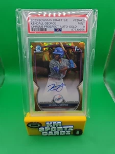 2023 Bowman Draft Sapphire Gold Auto #/50 Kendall George Dodgers 1st PSA 9 🔥 - Bild 1 von 2