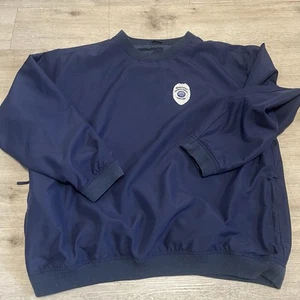 Boston Municipal Police Pullover Size XL Blue Vtg BPD State Police - Picture 1 of 8