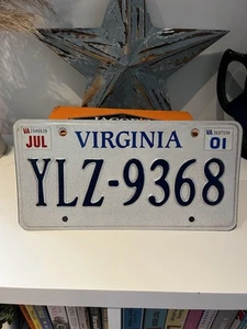 Vintage American USA License Plate Classic Car Raised Letters Registration - Picture 1 of 1