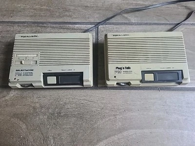Vintage Realistic Radio Shack Plug 'n Talk FM Wireless Intercom 43-218A 2 Units - Image 1 of 3
