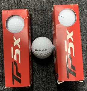 TaylorMade TP5x Golf Balls 2 Sleeves + 1; 7 Total White Tour Flight Urethane NEW - Picture 1 of 1
