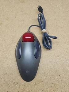 Logitech (Logi) Trackball Marble Ball Mouse T-BC21 USB Tested (R1) - Picture 1 of 4