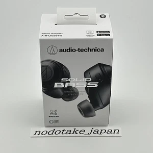 Audio-Technica ATH-CKS50TW BK Wireless Earphones Bluetooth Black  TI - Picture 1 of 8