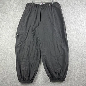 Urban Outfitters pantaloni cargo a palloncino donna grandi neri leggeri larghi pista* - Foto 1 di 16