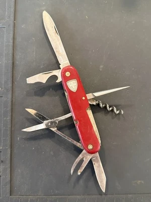 Vintage Wengerinox 91 mm Wenger Swiss Army Knife Old Cross Switzerland Damaged - Image 1 of 4