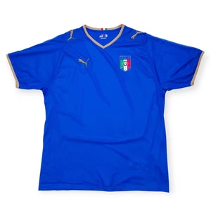 Maglia Calcio Nazionale Italia 2008/09 Home Soccer Puma Uomo XL Maglia Blu - Foto 1 di 13