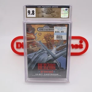Sega Genesis HERZOG ZWEI - CGC GRADED 9.8 A++! DALLAS-FORT WORTH! NEW & Sealed! - Picture 1 of 10