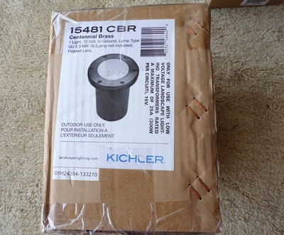 Kichler In-Ground Outdoor Landscape Path Light - 15481 CBR; @cS - Image 1 of 4