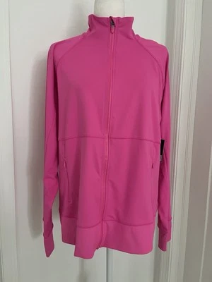 Fila Nueva Sudadera Deportiva $55 XXL Cremallera Completa Rosa Caliente Chaqueta Activa Correr Gimnasio *P32 Foto 1 de 3