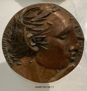 GRILLI ANGELO BIMILLENARIO DELLA MORTE DI VIRGILIO 1982 MEDAGLIA PROD. LORIOLI - Picture 1 of 6