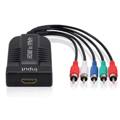 1080P HDMI to Component Video YPbPr 5RCA RGB Converter R/L Audio Output MU - Image 1 of 4