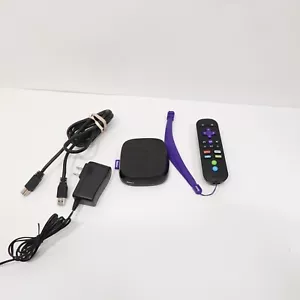 Roku 3 Streaming Player Model 4230X w/ Power Cable And Remote Only - Picture 1 of 6