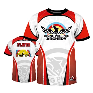 PERSONALISIERTES TRIKOT T-Shirt individueller Name Nummer Team - Rising Phoenix Bogenschießen - Bild 1 von 7