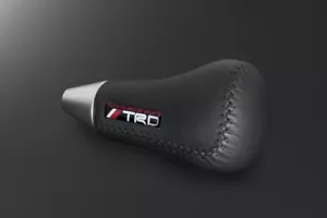 JDM Gear shift knob TRD 5 Speed Fifth manual black stitching Toyota MS204-00004 - Picture 1 of 6