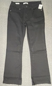 Vigoss Ladies Mid-Rise Bootcut Crop Jean Black Pick Your Size NWT - Picture 1 of 18