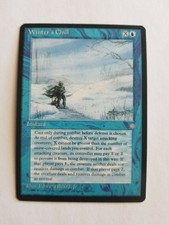 Magic the Gathering Card MTG Ice Age Rare Winter's Chill