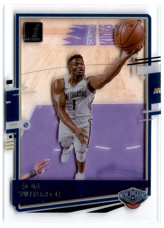 2020-21 Donruss Clearly #7 ZION WILLIAMSON  New Orleans Pelicans Basketball  - Image 1 of 2
