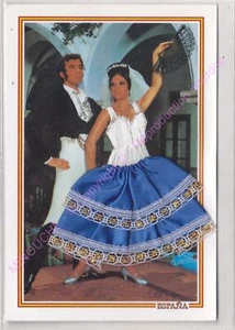 Cartolina Ricamato Embroidered Bordada Folklore Flamenco n903 - Picture 1 of 2