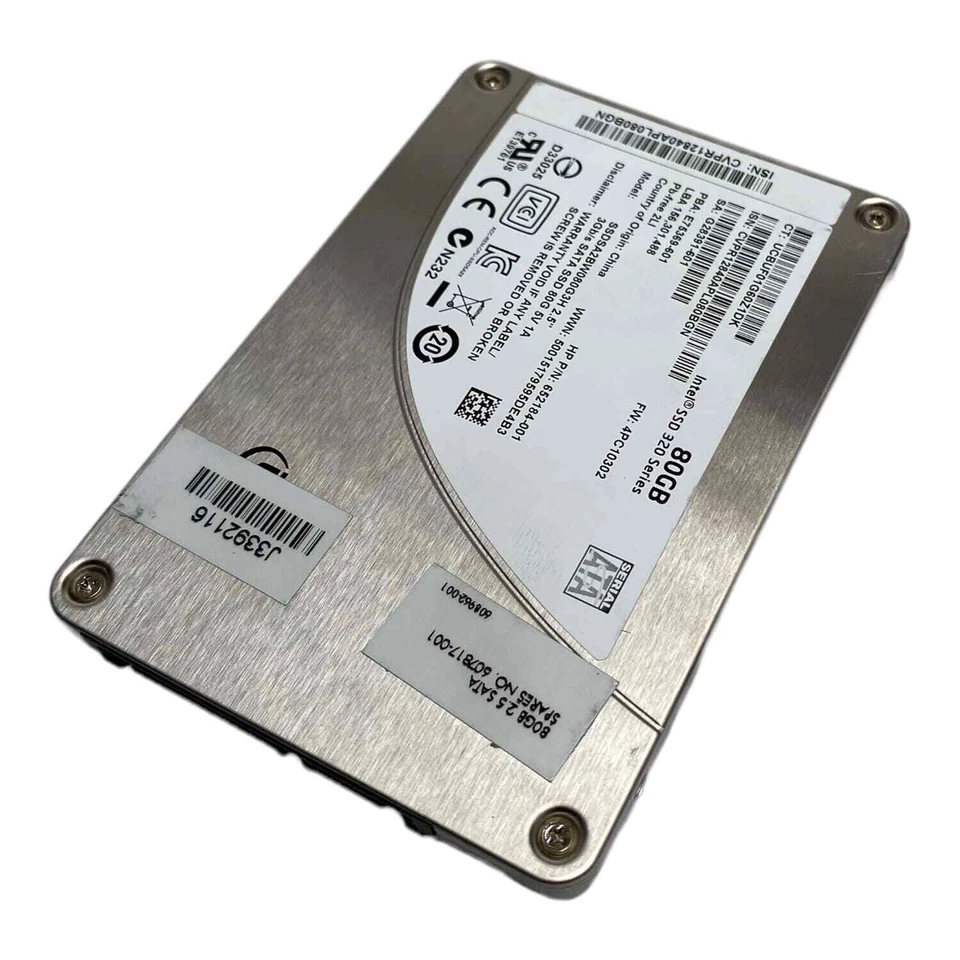 2,5" Intel SSDSA2M080G2HP 80GB SSD SATA - Bild 1 von 1