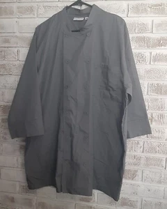 Camisa de trabajo Chef Works talla XL unisex imitación doble pecho - Imagen 1 de 8