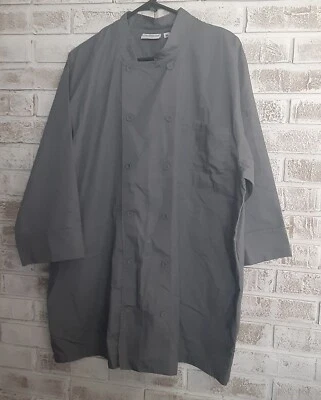 Chef Works sz XL Work Shirt Unisex faux Double Breasted - Image 1 of 4