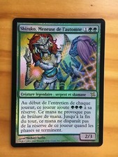 Mtg betrayers of kamigawa shizuko, caller of autumn foil french sp