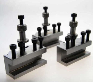 3 SPARE HOLDERS FOR QUICK CHANGE TOOLPOST COMPATIBLE WITH MYFORD LATHE - Picture 1 of 2