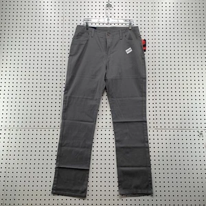 NEW Chaps Chino Pants Youth Teens Size 20 Husky Gray Stretch 32x31.5 NWT - Picture 1 of 19