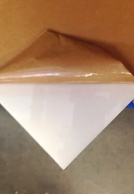 Acrylic Plexiglass Sheet - 1/8" Thick - White Opaque - 48" x 24" - Image 1 of 4