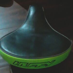 Huffy Wide Saddle Bike Seat Comfort Cruiser Black & Green Excellent Condition!!