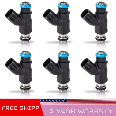 Inyectores de combustible 353103C000 6 piezas para Hyundai Azera Santa Fe Kia Sedona 2007-2011 Foto 1 de 4