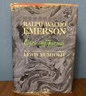 Essais et journaux RALPH WALDO EMERSON - Livre vintage à couverture rigide 1968 HCDJ 