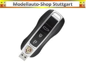 Porsche Clé USB – Système 2.0 Type A - 64 GB - Noir/Chrome - Neuf - Afbeelding 1 van 2