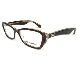 Dolce & Gabbana Eyeglasses Frames DG3168 2738 Tortoise Clear Gold 53-16-135 - Picture 1 of 11