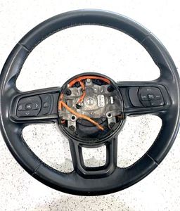 2018-2023 JEEP WRANGLER GLADIATOR DRIVER LEATHER STEERING WHEEL BLACK OEM - Bild 1 von 12