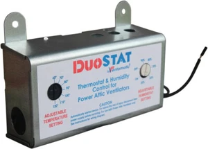 Ventamatic DuoStat Power Attic Vent Thermostat and Humidistat XXDUOSTAT - Picture 1 of 2