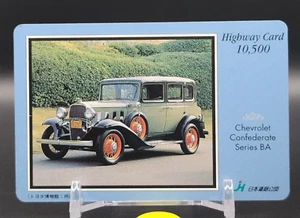 Chevrolet Confederate Series BA Highway Card Cards Japanese Vintage Retro Rare - Picture 1 of 10