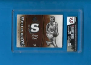 2007-08 UD SP Game Used LARRY BIRD Swatch of Class Jersey Relic Celtics HGA 9.0 - Picture 1 of 2