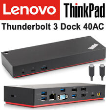 Lenovo Thinkpad Thunderbolt 3 Dockingstation 40AC 135 Watt AC USB-C 10Gbit/s 4K 