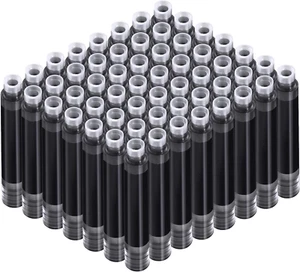 60 Pieces Fountain Pen Ink Pen Ink Cartridges Fountain Pen Refill Short Cartridg - Picture 1 of 12