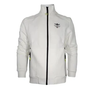 AERONAUTICA MILITARE Herren Sweatshirt Sportzentrum Baumwolle FE1944 Farbe Weiß - Bild 1 von 4