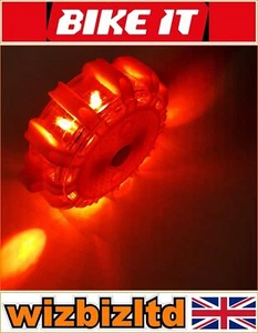 KTM SX-F 660 1992-2009 Bikeit Red LED Emergency Roadside Led Flare Warning Lamp - Picture 1 of 12