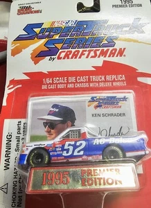 1995 Racing Champions Ken Schrader #52 AC-Delco Super Truck Series # Autographed - Picture 1 of 2