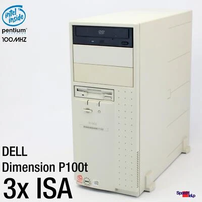 Dell Dimension P100t 3x Isa Slot Intel Pentium 100MHZ Computer PC Sound Win 98 - Image 1 of 4