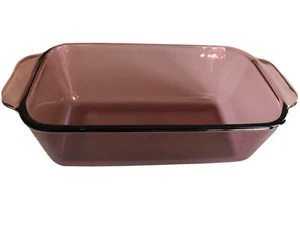 Vintage Pyrex Amethyst 213R 1.5 Qt. Rectangular Baking Dish EUC - Picture 1 of 3