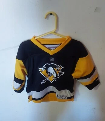 Camiseta Reebok Pittsburgh Penguins NHL Juvenil Niño Pequeño 2T-4T Osejo 06 Usada-Buena Foto 1 de 2