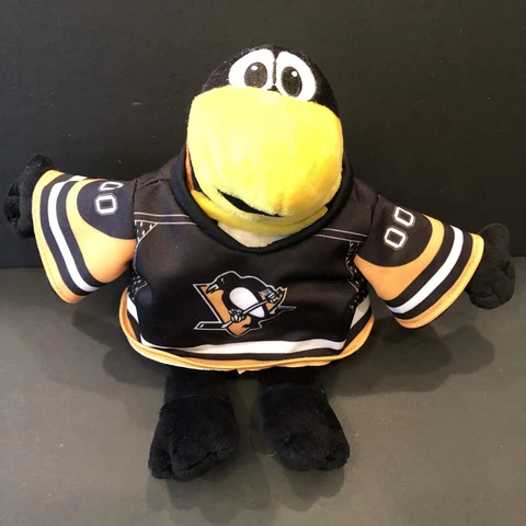 STUFFED ANIMAL HOUSE PITTSBURGH PENGUINS NHL HOCKEY ICEBURGH PLUSH COLLECTIBLE Cover