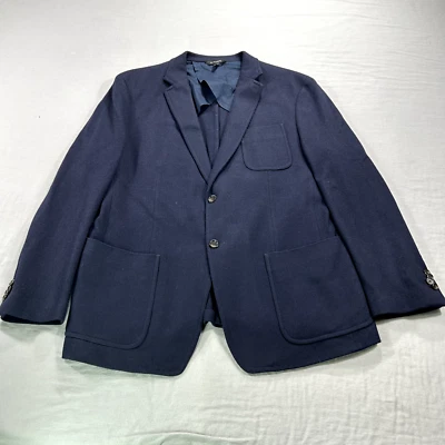 Blazer Banana Republic Para Hombres 46L Azul Slim Lana Mario Bellucci Abrigo Deportivo Chaqueta Foto 1 de 4